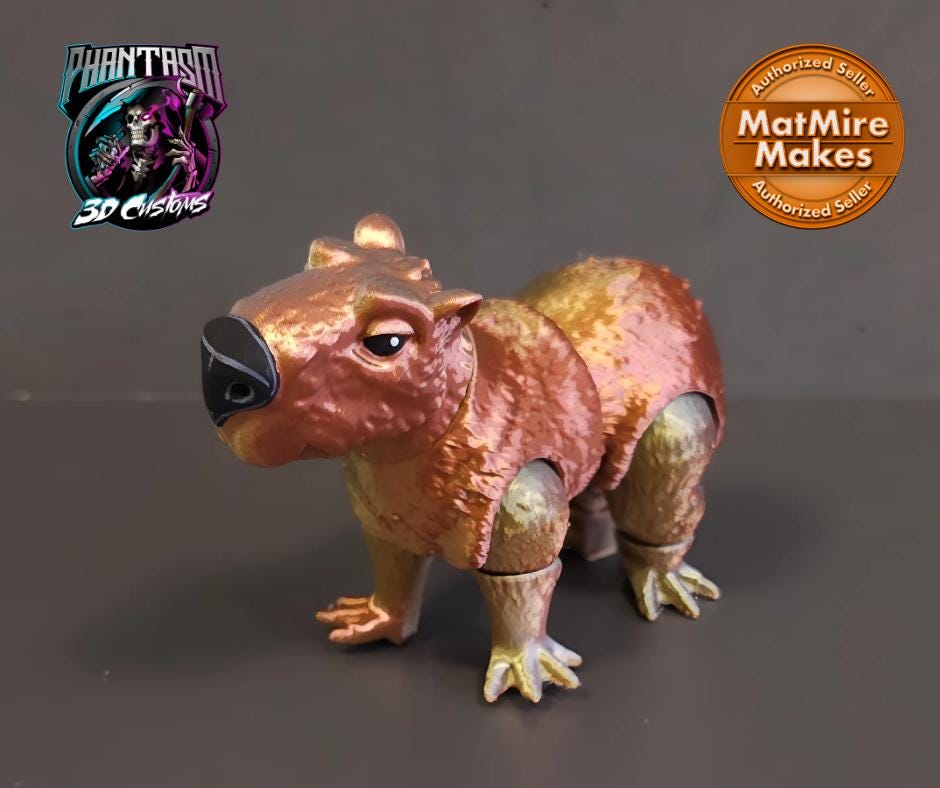 3D Printed Flexi Capybara!