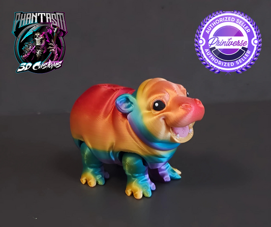 3D Printed Flexi Baby Hippo!